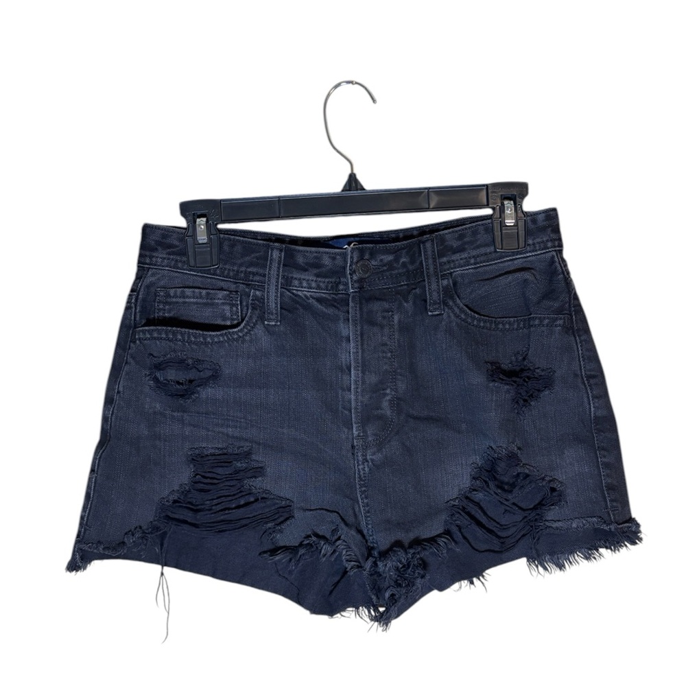 Distressed Denim Shorts